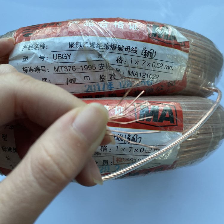六枝特矿用爆破铜芯母线的性能解析以及应用场景说明